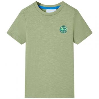 Camiseta infantil caqui claro 140