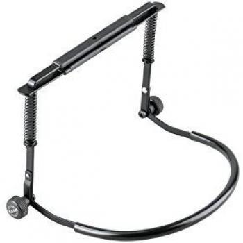 K&M 16416 Harmonica Holder, Black