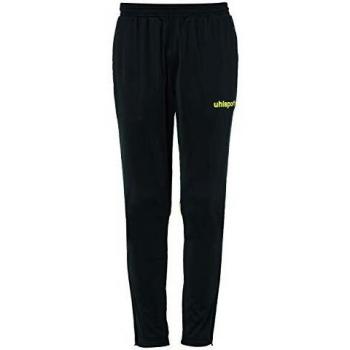 uhlsport Stream 22 Track Pants Pantalón, Unisex niños, Black/Lime Yellow, 116