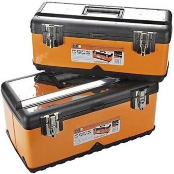 HR 170790 170790-Pack 2 Cajas metalicas con Bandeja Interior