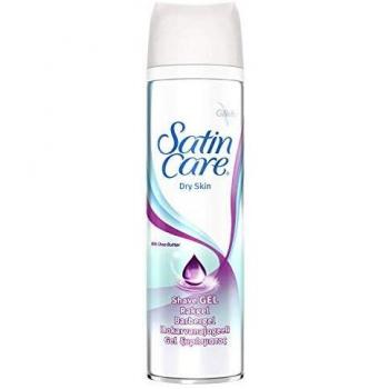 Gel de Afeitar Gillette Satin Care con Manteca de Karité para Piel Seca 200 ml