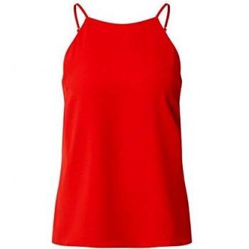 Vila Virasha Singlet Camisa Cami, Llama Escarlata, 38 para Mujer