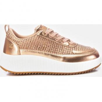 Zapatilla de mujer Xti 142882 oro cordón