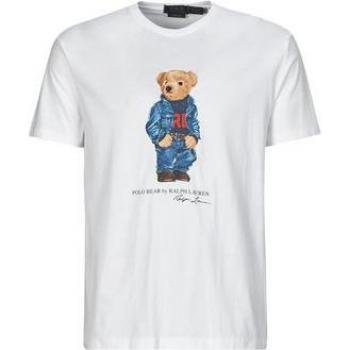 Polo Ralph Lauren Men's Cotton Polo Bear T-Shirt - White, Size S, Classic Fit
