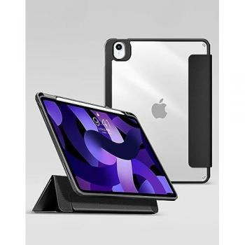 Estuche Folio eSTUFF Boston con Espejo Desmontable para iPad 10.2 (2019, 2020, 2021) y iPad Air 10.9 (2020) - Negro