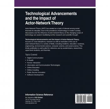 Avances Tecnológicos y el Impacto de la Teoría del Actor-Rede (Avances en Aspectos Humanos y Sociales de la Tecnología) - Tapa Dura
