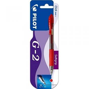 Pilot G-2 - Bolígrafo, color rojo
