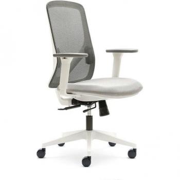 Silla Blanca Escritorio Ergonómica Lyon
