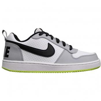 Nike Court Borough Low (GS), Zapatillas de Baloncesto para Niños, (White/Black/Wolf Grey/Anthracite 000), 38 EU