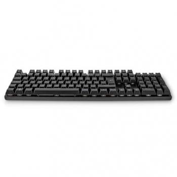 Teclado Gamer Mecánico Cablado USB Type-A con Retroiluminación LED Distribución Alemana QWERTZ Color Negro 1.50 m