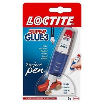 Loctite Super Glue-3 Creative Pen, adhesivo transparente con forma de bolígrafo, pegamento instantáneo y universal antigoteo, fácil de usar y de gran precisión, 1x4 g