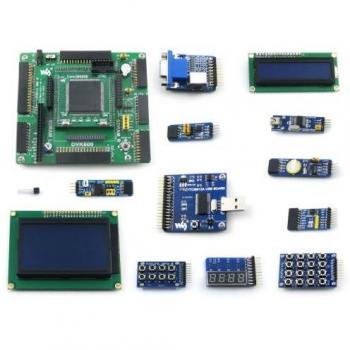 Waveshare XILINX Spartan-3E XC3S500E XILINX FPGA Development Board + LCD1602 + LCD12864 + 11 Accessory Kits
