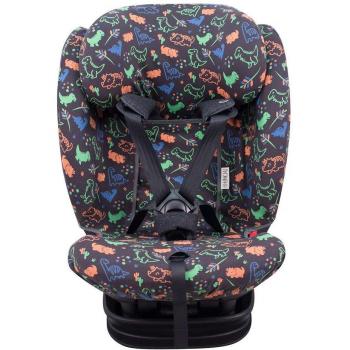 Jyoko Funda para Silla de Coche Compatible con Maxi Cosi - Bébé Confort Titan Pro - Protección Óptima del Asiento - Diseño Happy Dino