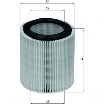 Filtro de aire Mahle LX898 - Filtro insertable, fabricado en Reino Unido