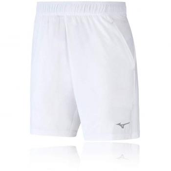 Mizuno Flex Short Pantalón Corto, Hombre, White, M
