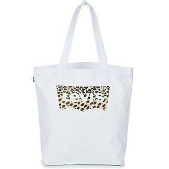 Bolso Tote Levi's Batwing en color blanco con detalle de la marca