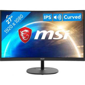 MSI Pro MP271C - Monitor 27 FHD, Curve 1500R, Anti-Glare, VA