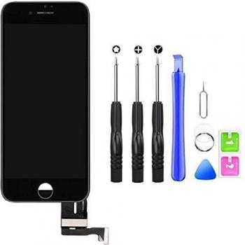 Hoonyer Pantalla para iPhone 8 Pantalla táctil LCD Kit de Pantalla de Repuesto Ensamblaje de Marco Digitalizador Herramienta de reemplazo de conversión Completa