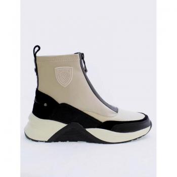 Botines Carmela 160180 para Mujer, Color Beige, Talla 40, con Cremallera Frontal