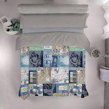 ESTELIA - Funda nórdica Acordes - Cama de 150/160