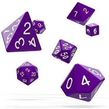 Oakie Doakie Dice RPG Dice Dados, Unisex, Morado