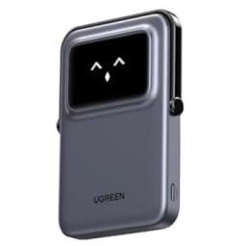 Power Bank Magnético Ugreen 5000mAh con Carga Inalámbrica y 20W