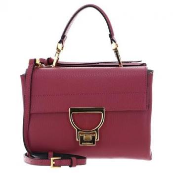 Coccinelle Arlettis Pink Leather Shopper Handbag - One Size