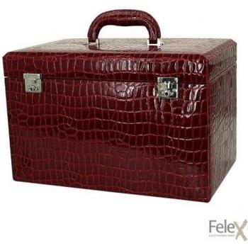 Cofre para joyas Caiman XXL - rojo