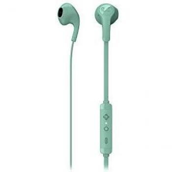 Fresh 'n Rebel Flow - Auriculares in-ear con cable y micrófono integrados, color verde