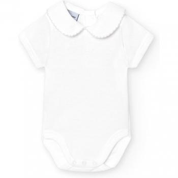 Pack de 2 bodys manga corta cuello bebé piqué BABIDÚ