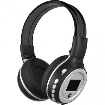 Auriculares Deportivos Inalámbricos Plegables Universales con Radio FM, Pantalla LED y Micrófono