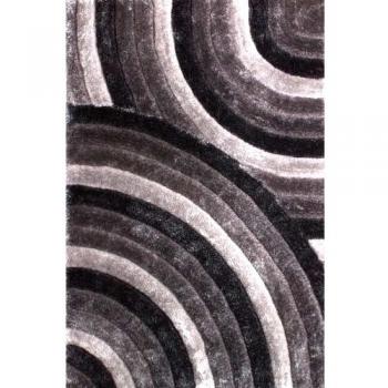 Alfombra Modern Verona abstracto hecho a mano Negro Gris diferentes tamaños, 120 cm_x_170 cm