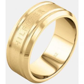 Anillo Tommy Hilfiger de acero dorado para mujer