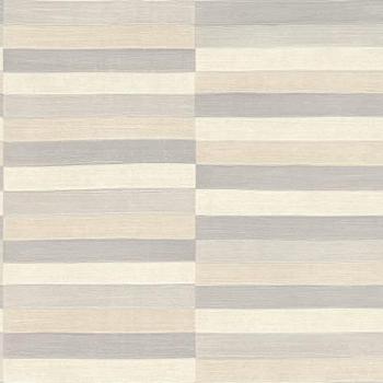 Rasch Club Non-Woven Wallpaper, Leather Look with Striped Color Accent, Light Resistant and Washable, 0.53 x 10.05 m, Gray