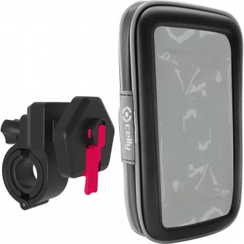 Celly SNAPFLEX Soporte Universal para Smartphone de Bicicleta, Activo, Negro