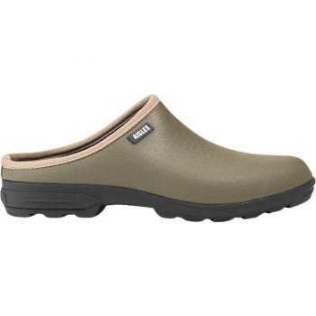 Aigle Lessfor Open Clogs - Green Khaki