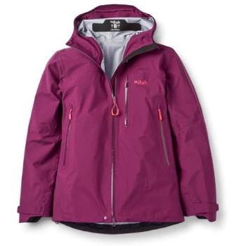 Rab Women's Firewall Mountain Hooded Hiking Jacket - Size 8 - Mulberry