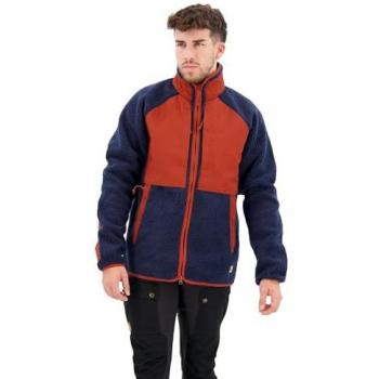 Forro Polar Fjällräven Vardag Pile Azul Marino y Naranja Otoño - XXL