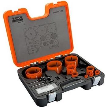 Juego de coronas bimetálicas Sandflex® Bahco 16-86 mm - 13 piezas