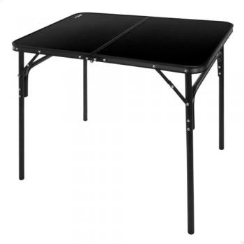 Mesa Plegable Aktive 90 x 70 cm con Topes Antideslizantes, Tablero MDF, Estructura de Aluminio y Sistema de Nivelación, Soporta 30 kg, Peso Ligero