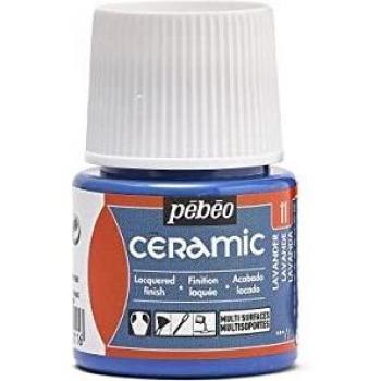Pintura Cerámica Brillante y Opaca Pébéo 45ml - Lavanda