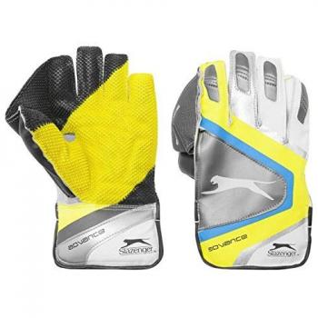 Slazenger Cricket Wicket Keeper guantes, talla para hombre con bolsa protectora