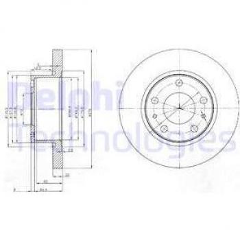 Disco de freno DELPHI BG3752