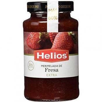Helios Mermelada Extra Fresa Frascos - 640 gr - , Pack de 6