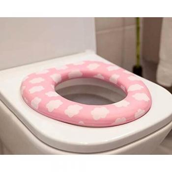 Kiokids Reductor De Wc Con Nubes Rosa