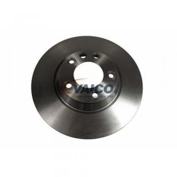 Disco de freno ventilado VAICO V10-80007 para eje delantero derecho compatible con PORSCHE Cayenne, AUDI Q7 y VOLKSWAGEN Touareg I