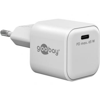 Cargador Rápido USB-C PD Nano 65W GaN Blanco
