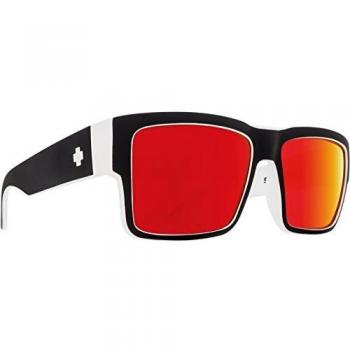 Spy Cyrus Whitewall Unisex Sunglasses with Happy Gray Green Red Spectra Mirror