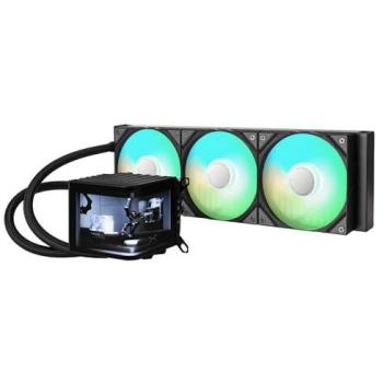 TRYX Panorama 360mm ARGB AIO Liquid CPU Cooler with Curved AMOLED Display