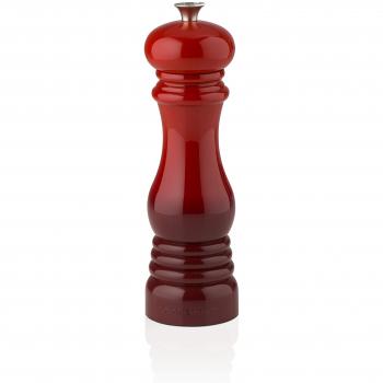 LE CREUSET Molinillo de pimienta, Plástico ABS, 6.2 x 6.2 x 20.8 cm, Mecanismo de cerámica, Cereza